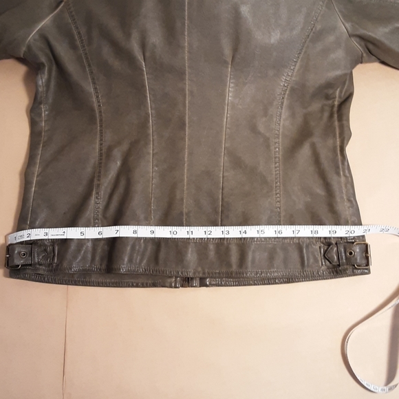 Faux leather XL combat jacket - Picture 7 of 13